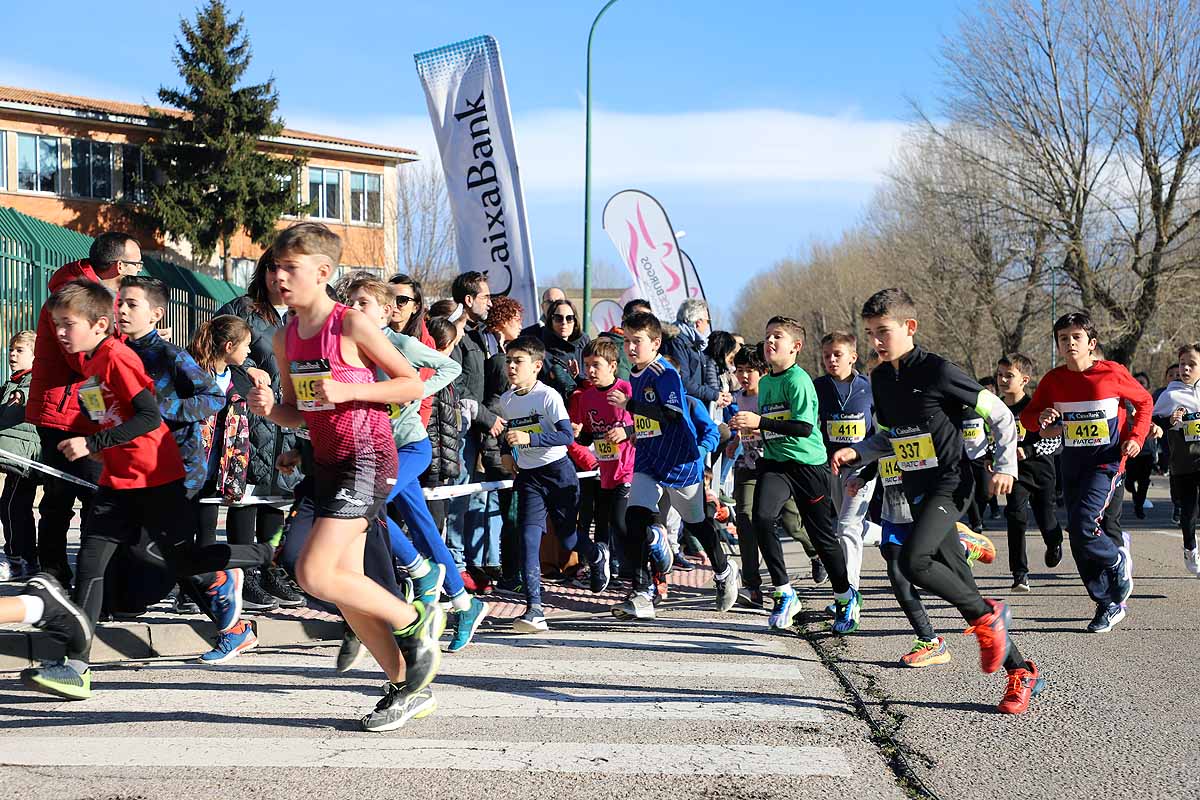 Deportividad y gran participación en la San Silvestre infantil de Burgos