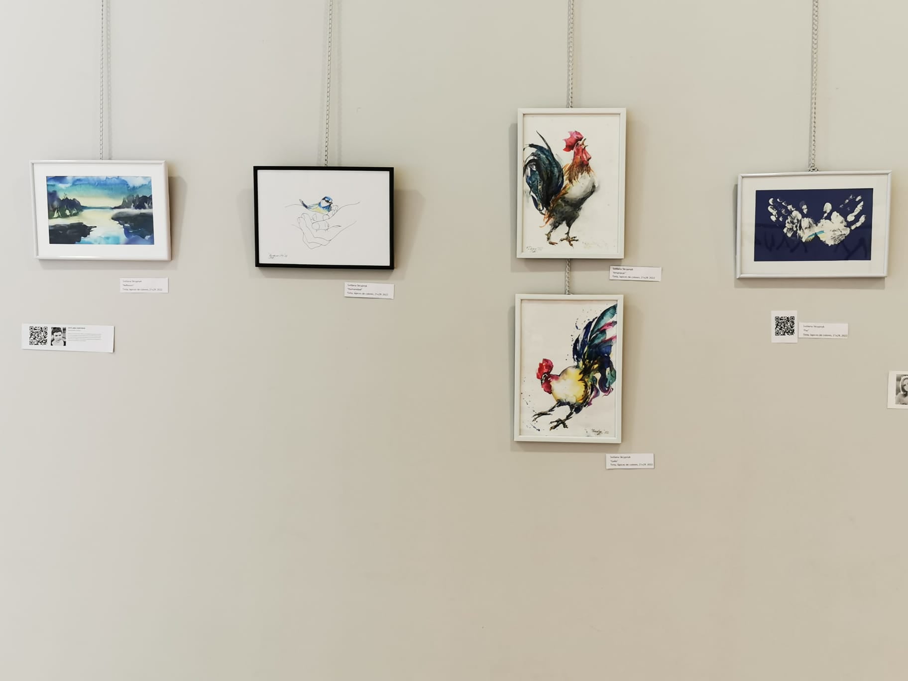 Artistas ucranianos exponen en la Biblioteca Miguel de Cervantes de Burgos