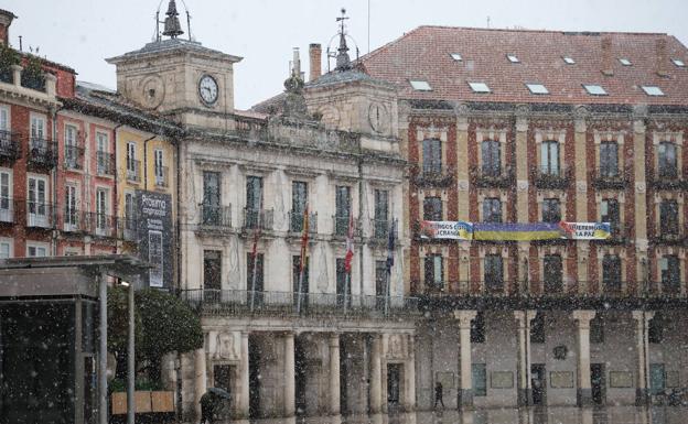 Burgos arranca la semana en nivel amarillo por nieve y vientos