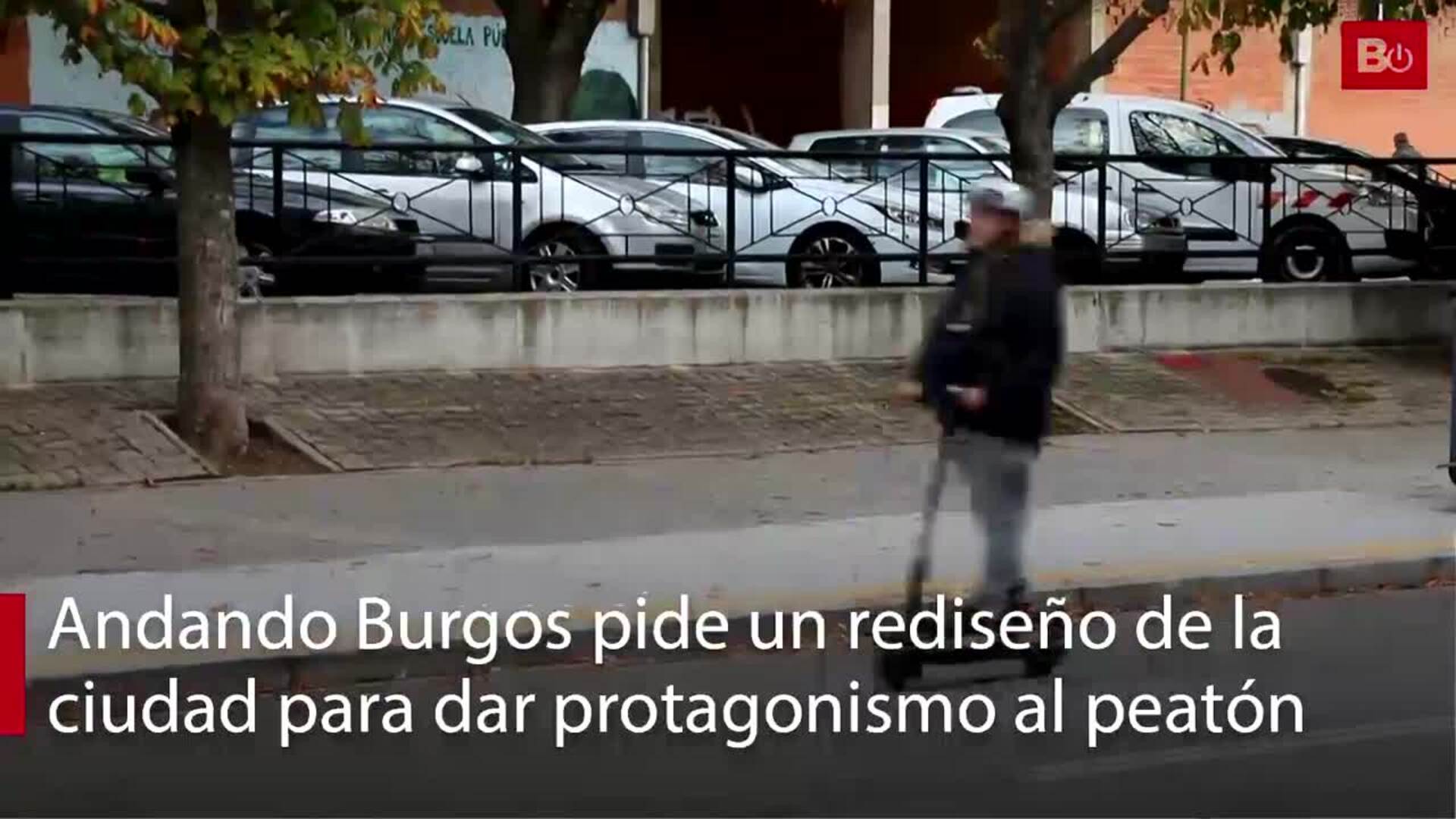 Andando Burgos pide un diseño diferente de ciudad para evitar atropellos y accidentes