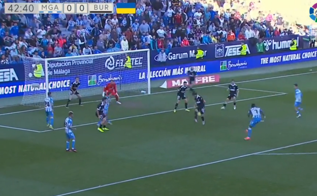 El Burgos CF se queda sin tiempo para remontar en La Rosaleda