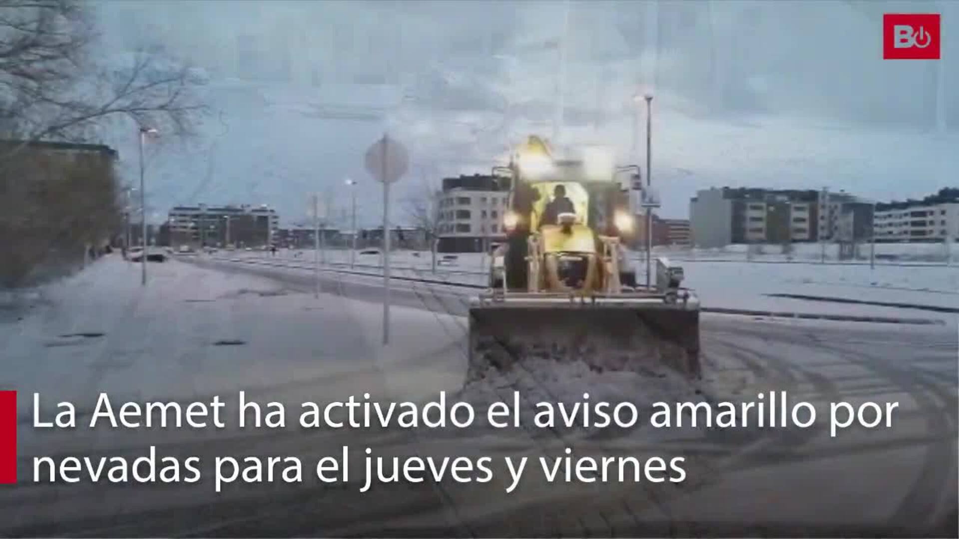 El Ayuntamiento de Burgos activa el Plan de Emergencia ante el aviso amarillo por nieve