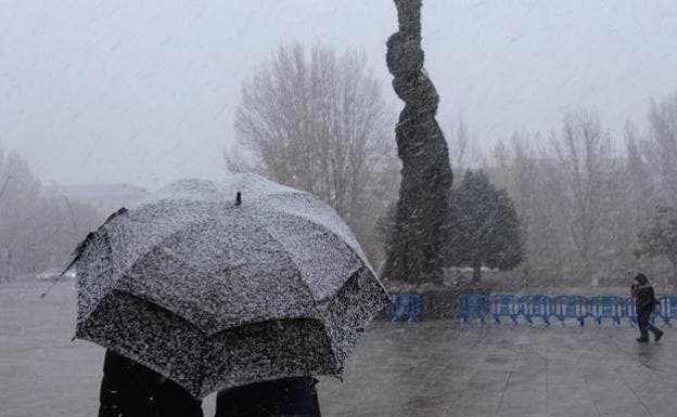 La mínima de Burgos capital cae a 6 grados bajo cero, la más baja del año