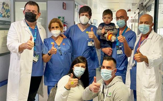 «Agradecimiento infinito» a los médicos de Málaga que viajaron a Burgos para salvar la vida de Pablo