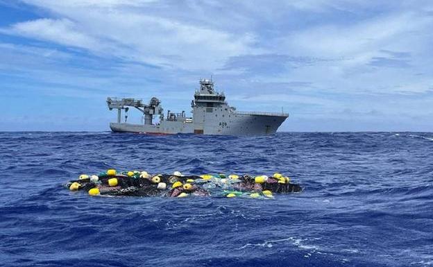 Hallan más de 80 paquetes de cocaína a la deriva en el océano Pacífico