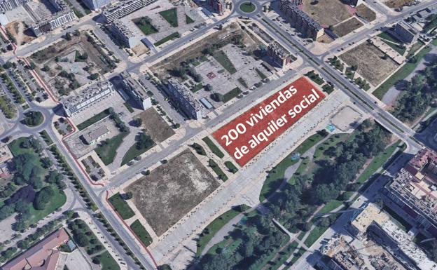 La Junta licita la redacción del proyecto de 200 viviendas en alquiler social en Burgos
