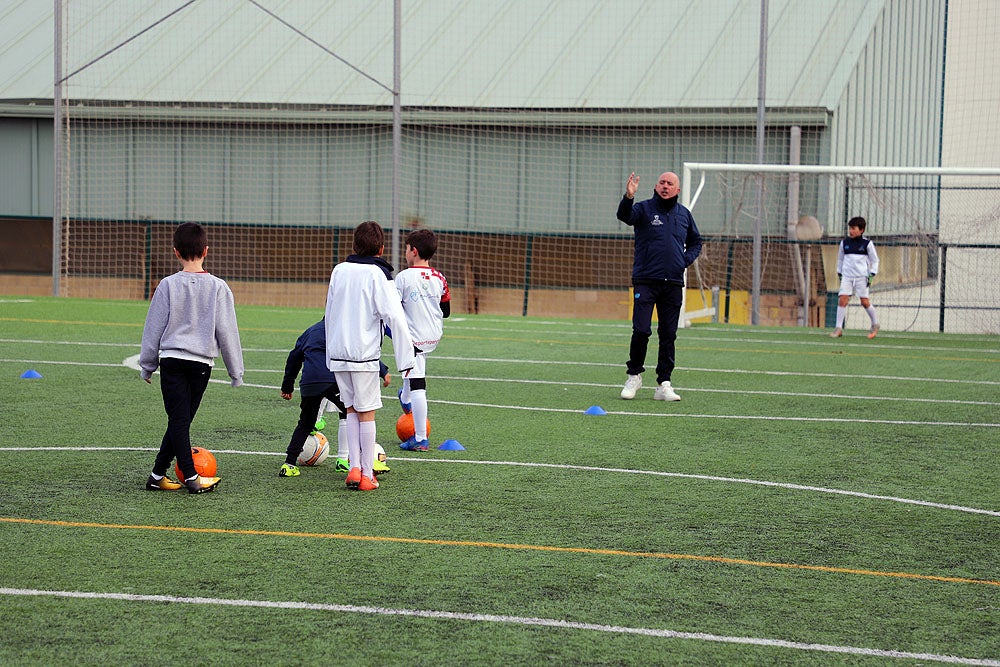 Equipo de Burgos de la escuela de deporte inclusivo de Castilla y León