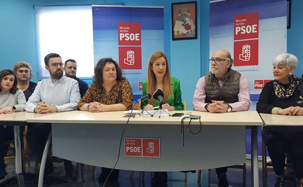 «Experiencia y renovación» para «revalidar» la mayoría absoluta del PSOE en Miranda