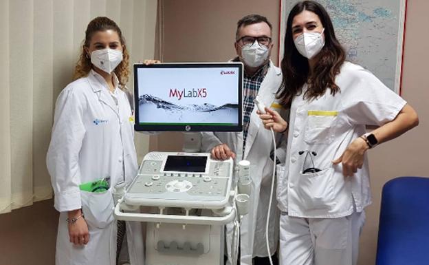 El Centro de Salud de Briviesca mejora su dotación tecnológica con un ecógrafo de última generación