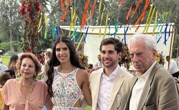 Mario Vargas Llosa, de boda familiar con su exmujer Patricia Llosa