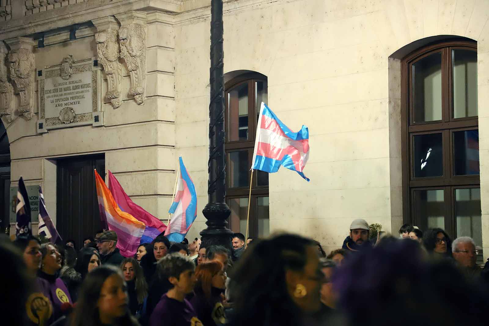 El feminismo se echa a las calles de Burgos